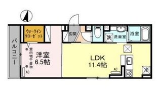 アヴァンス八潮Bの物件間取画像